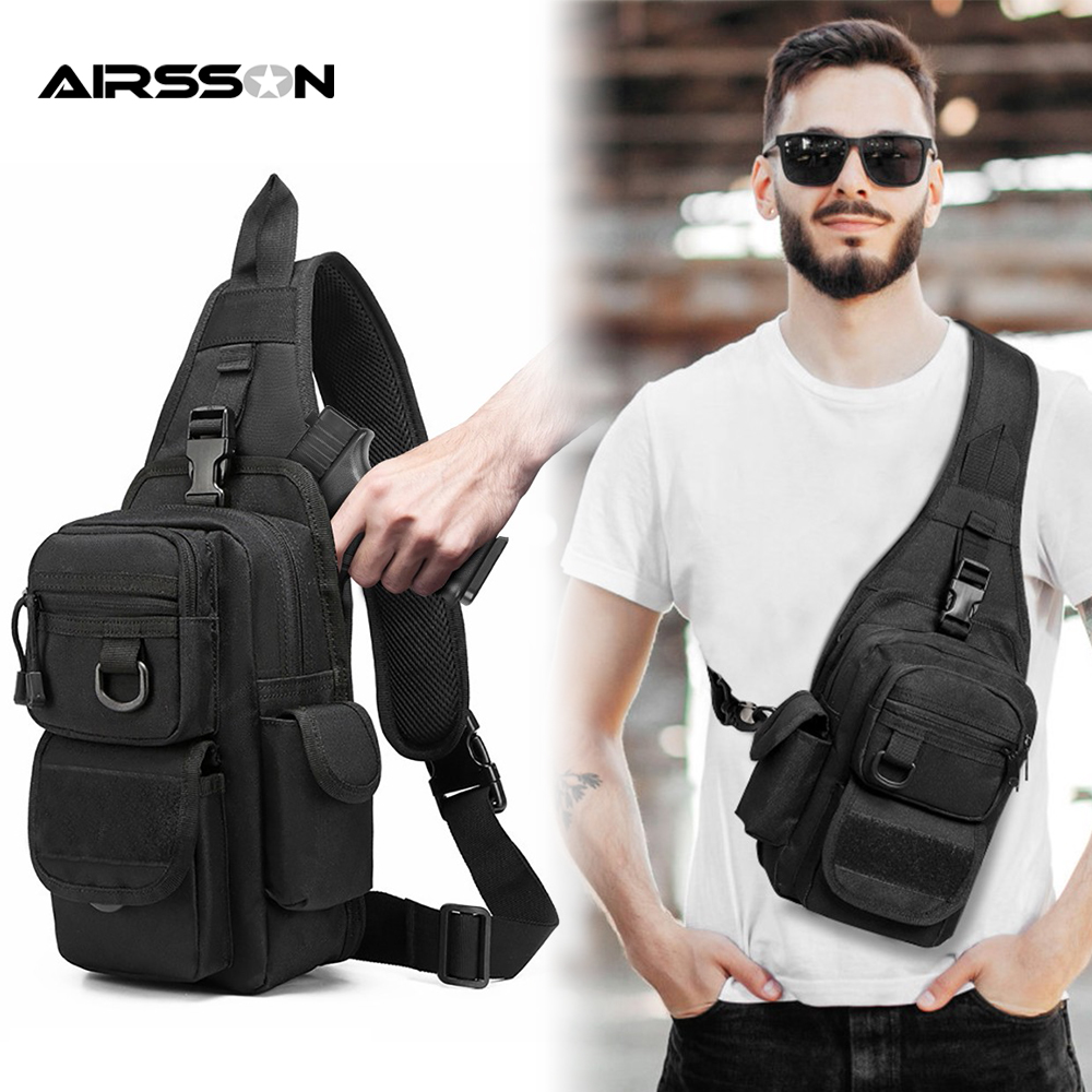 Edc Concealed Carry Sling Bag - Tactical Pistol Bag Concealed Pistol Holster
