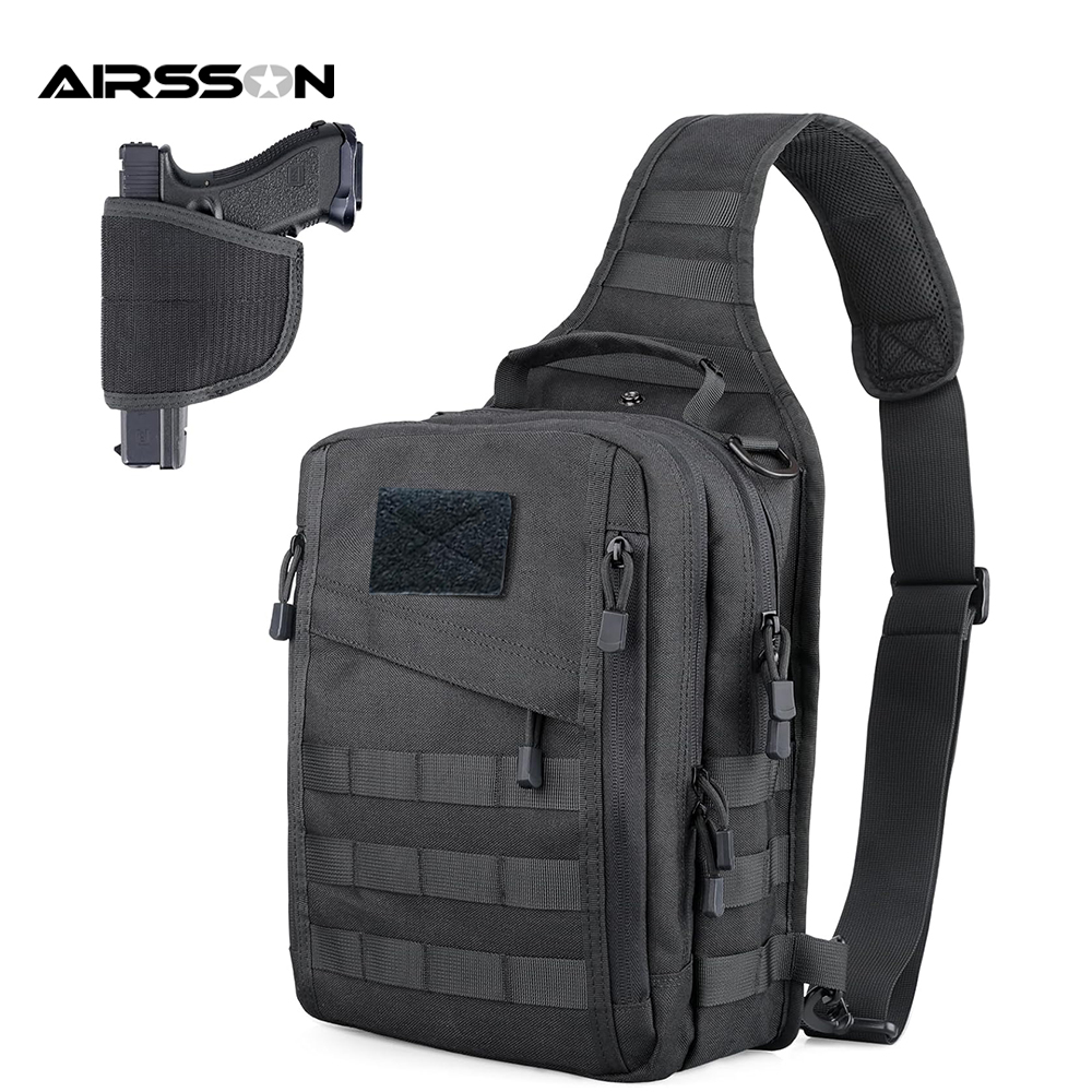 Edc Concealed Carry Sling Bag - Tactical Sling Backpack Concealed Carry Gun