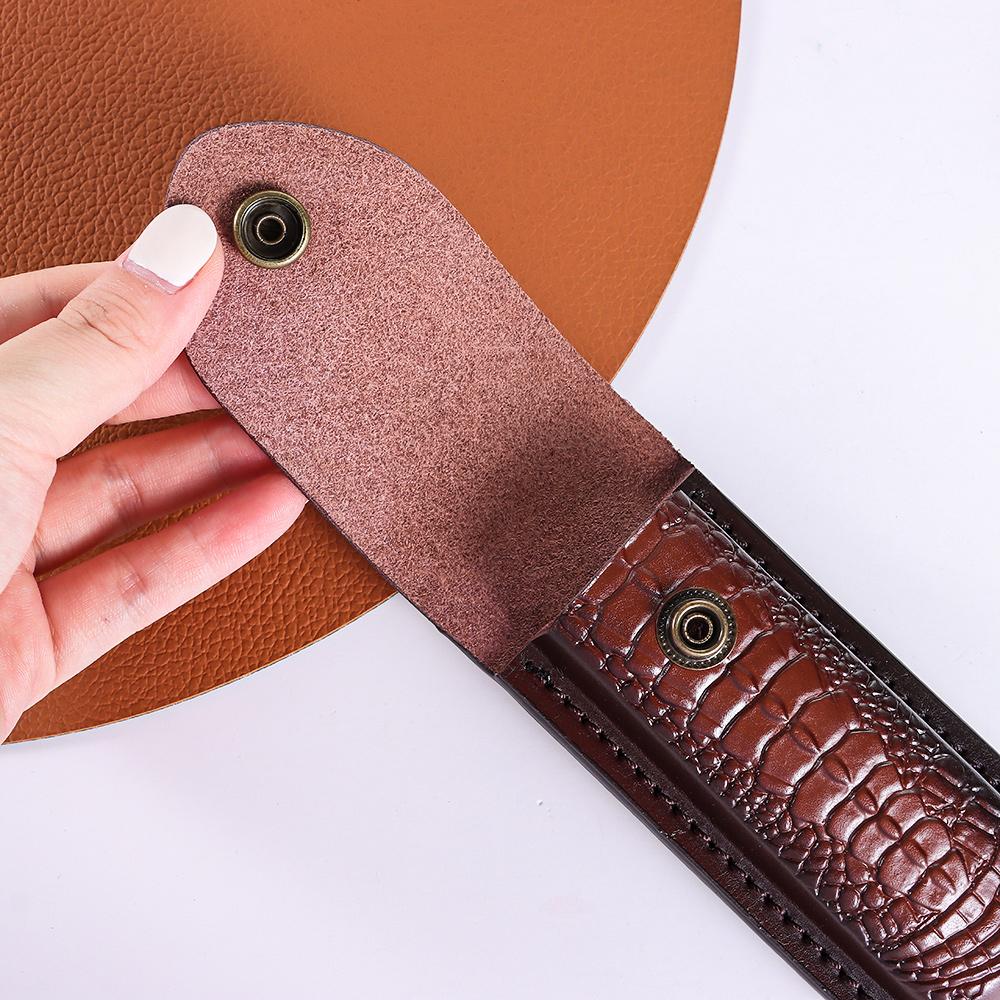 Cowhide Leather Sheath for Fol - Edc Everyday Carry Knives ulasan dan harga
