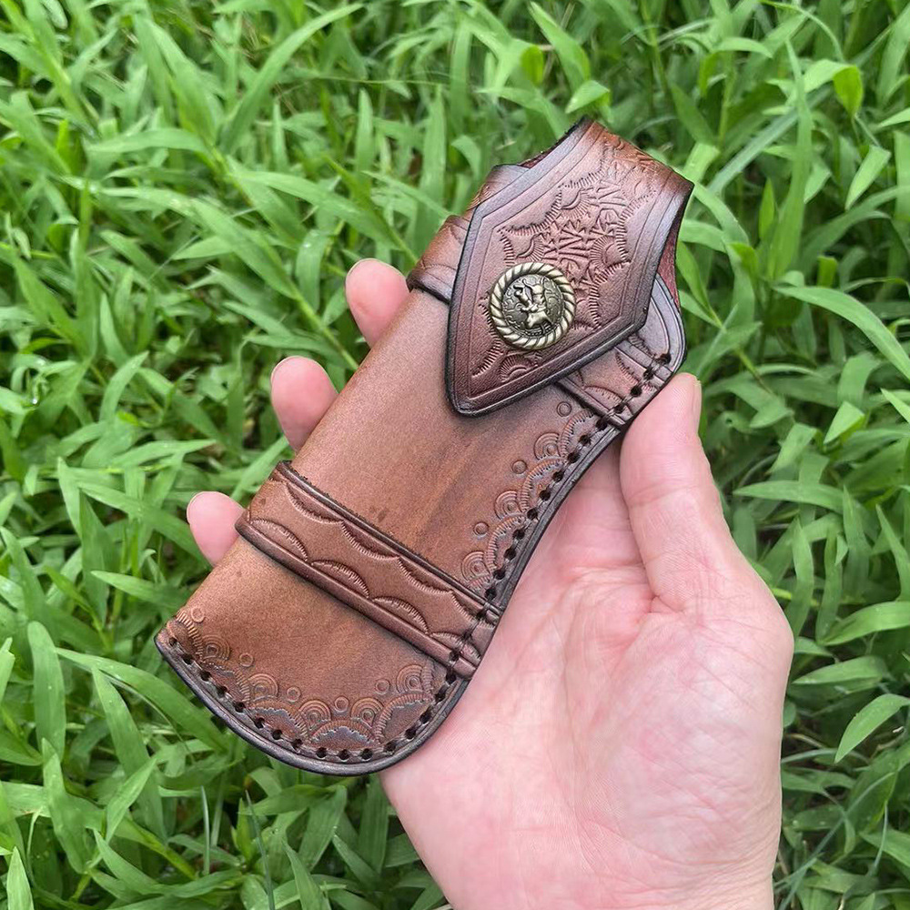 Large Size First Layer Cowhide - Edc Everyday Carry Knives ulasan dan harga