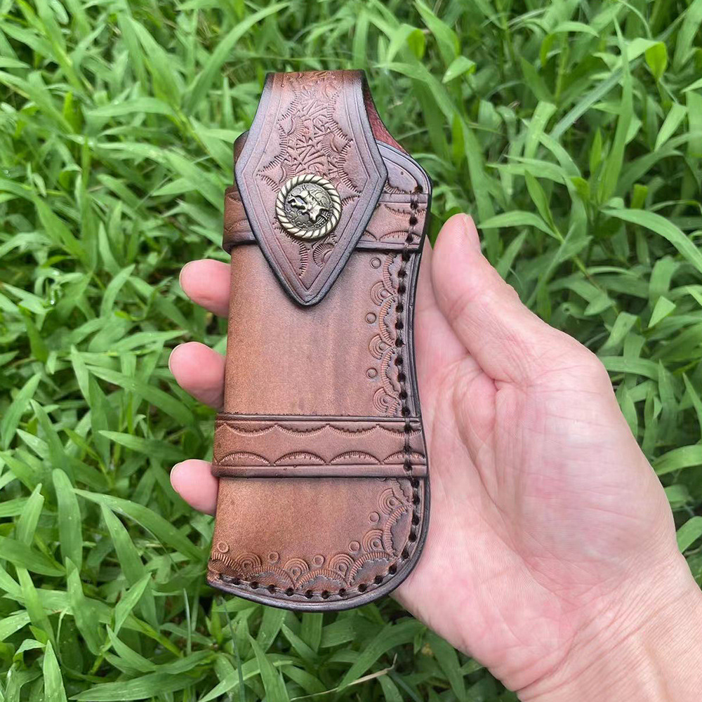 Large Size First Layer Cowhide - Edc Everyday Carry Knives ulasan dan harga