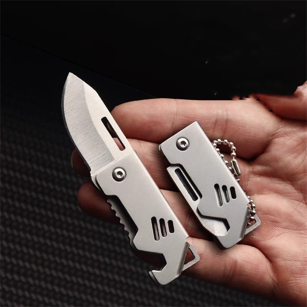 Portable Folding Knife Keychai - Edc Everyday Carry Knives ulasan dan harga