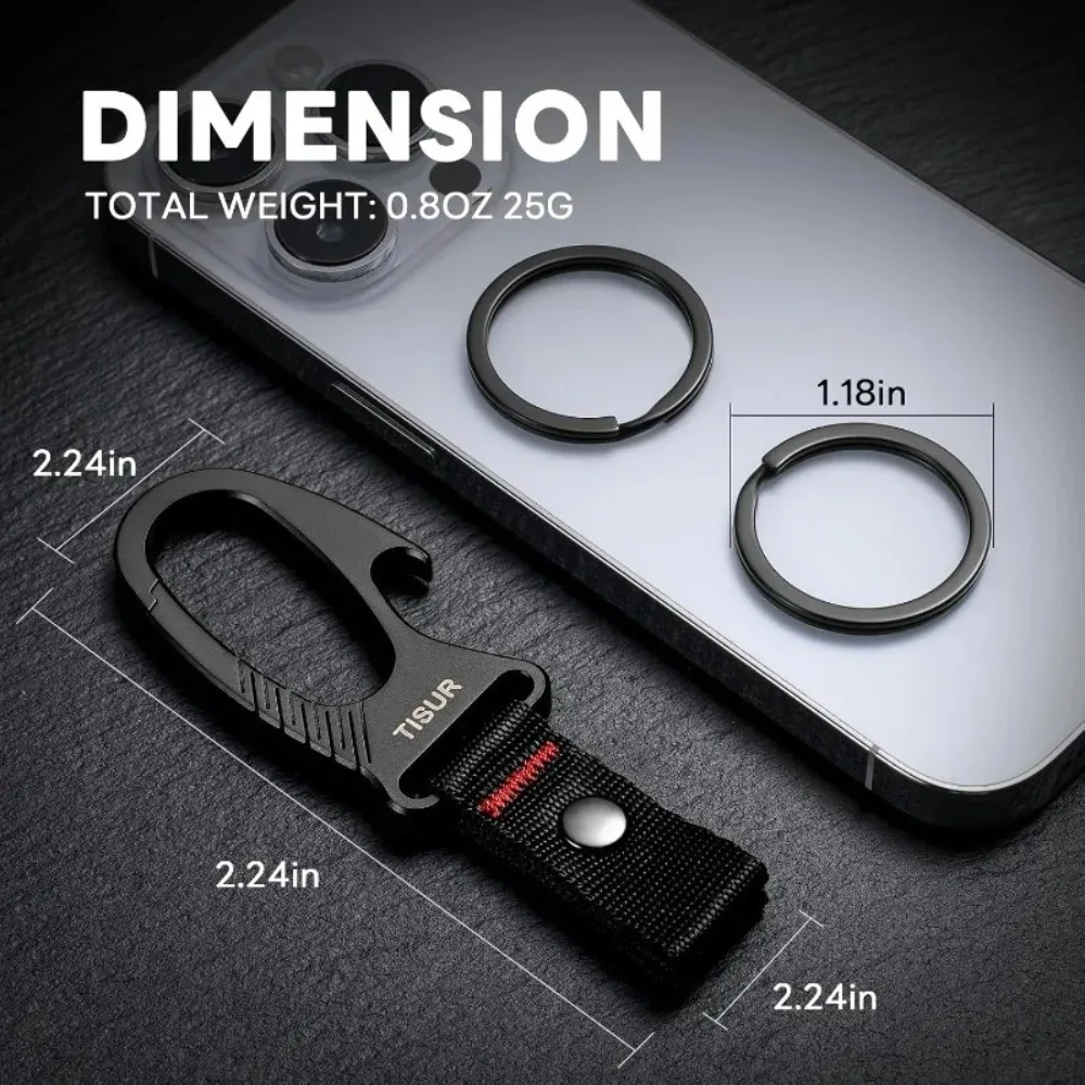 Titanium Carabiner Keychain Cl - Edc Carry Clip ulasan dan harga