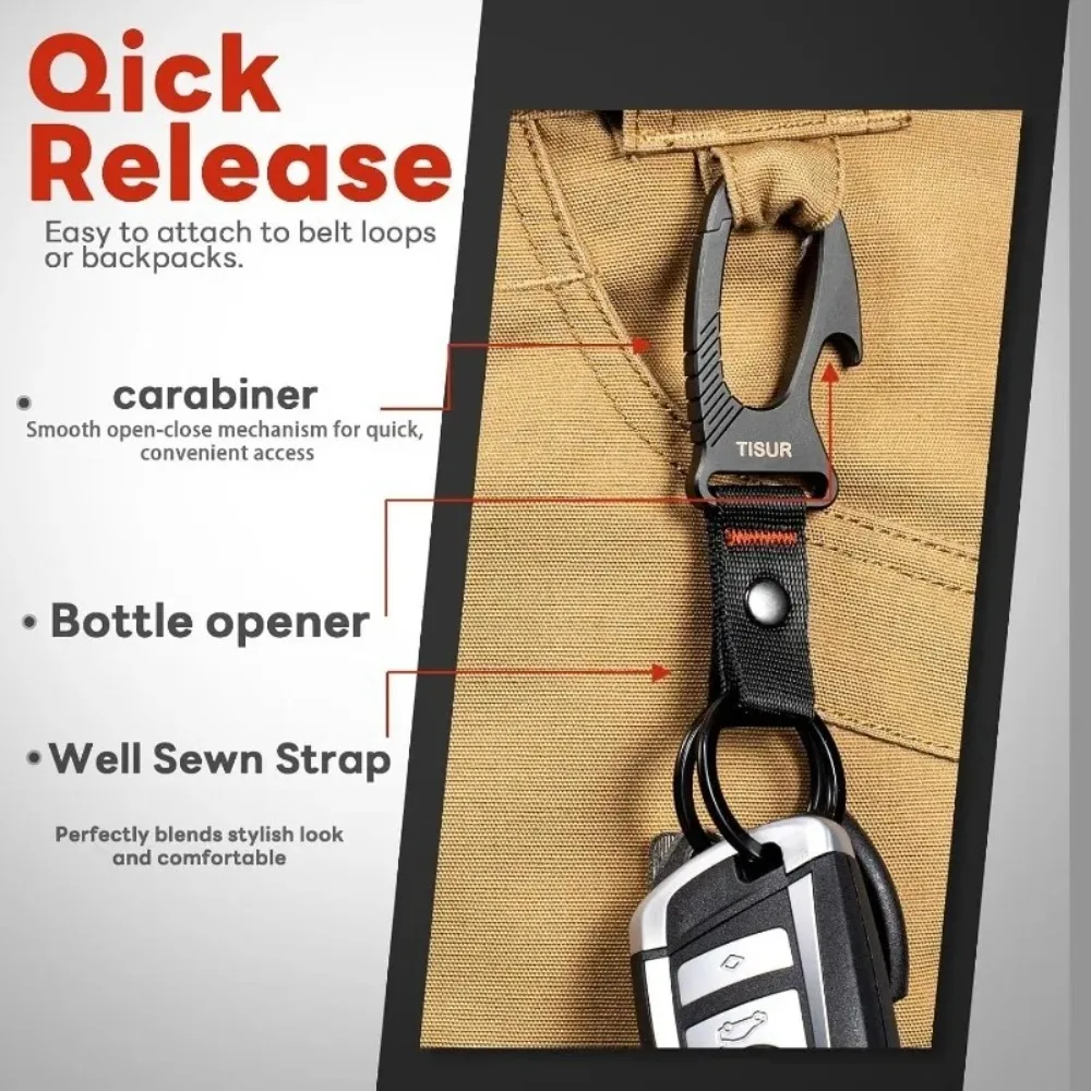 Titanium Carabiner Keychain Cl - Edc Carry Clip ulasan dan harga