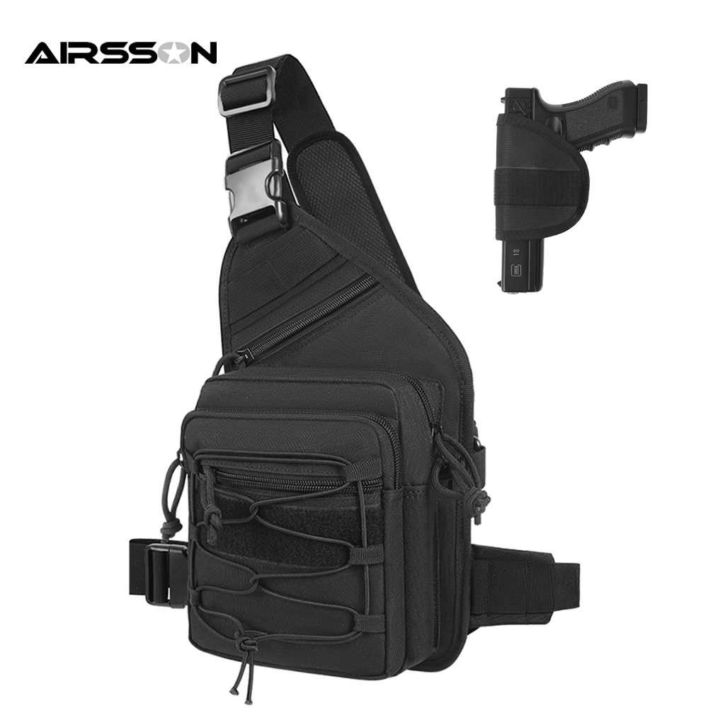 Outdoor Gun Holster Bag Concea - Edc Concealed Carry Sling Bag ulasan dan harga