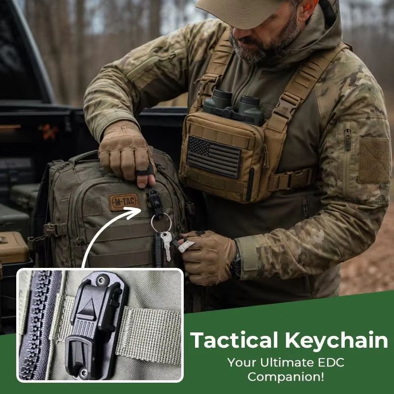 Plastic Tactical Key Ring Clip - Edc Carry Kit ulasan dan harga